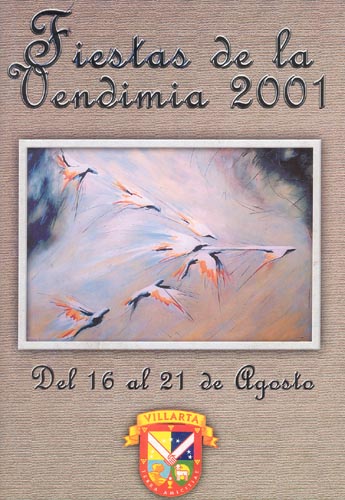 Portada, fiestas de la Vendimia. Villarta. Cuenca