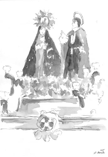 Aguatintas Semana Santa