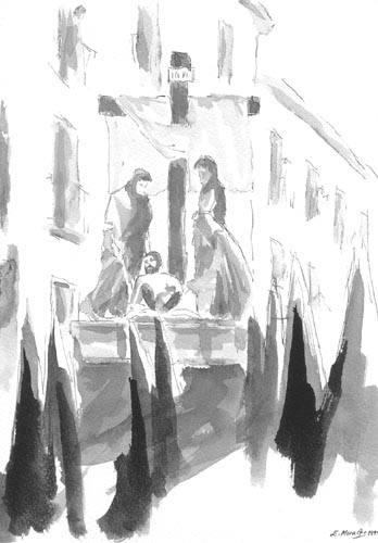 Aguatintas Semana Santa