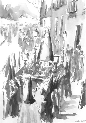 Aguatintas Semana Santa