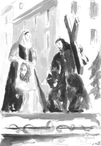 Aguatintas Semana Santa
